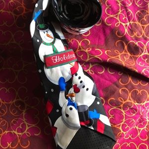 Holiday Snowman Tie